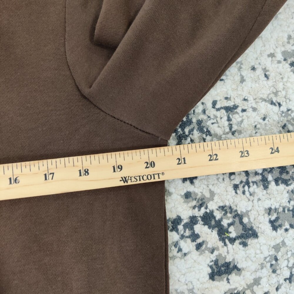 H&M Peanuts Women's Hoodie Size S Regular Fit Brown Snoopy Print Cotton Blend - Picture 6 of 9